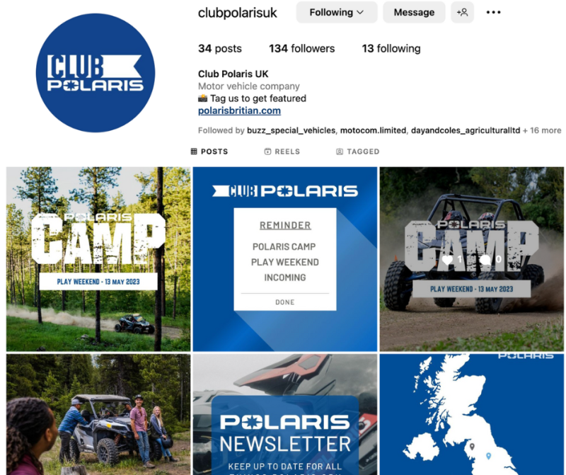 Club Polaris Members Group - Instagram